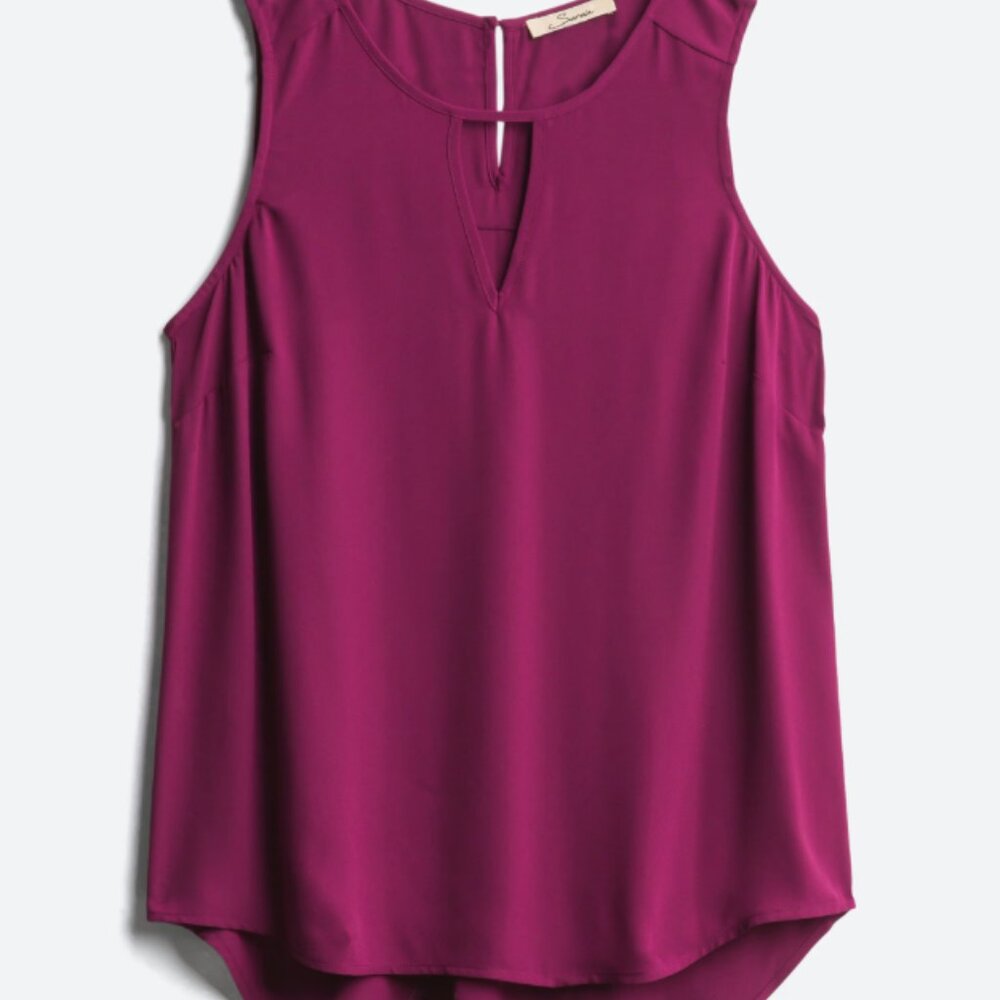 Keyhole Detail Blouse